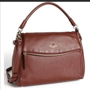 Kate Spade Little Minka Cobble Hill rich brown cross body bag